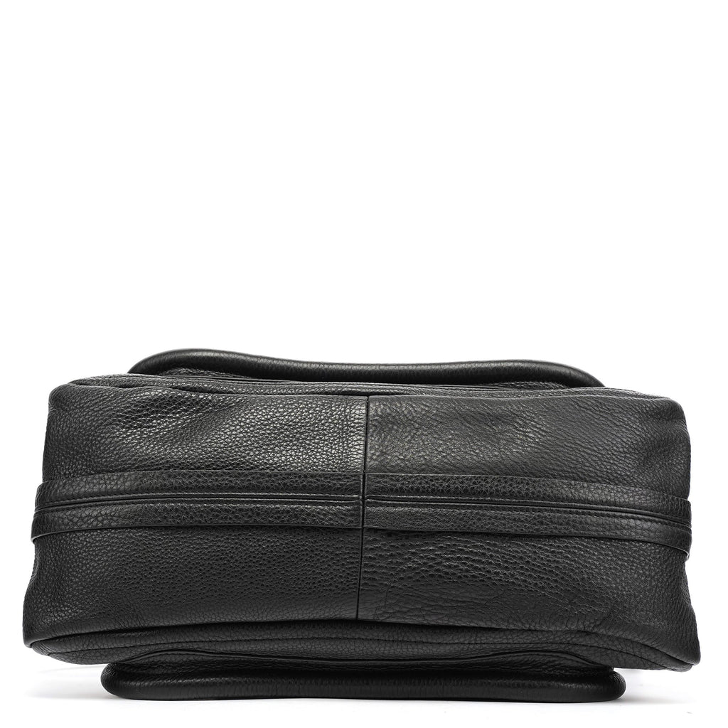 Black Leather Paraty 2-Way Bag