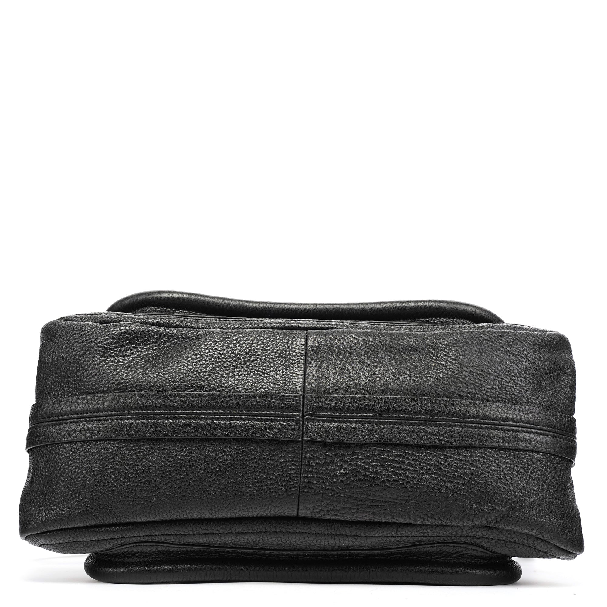 Black Leather Paraty 2-Way Bag