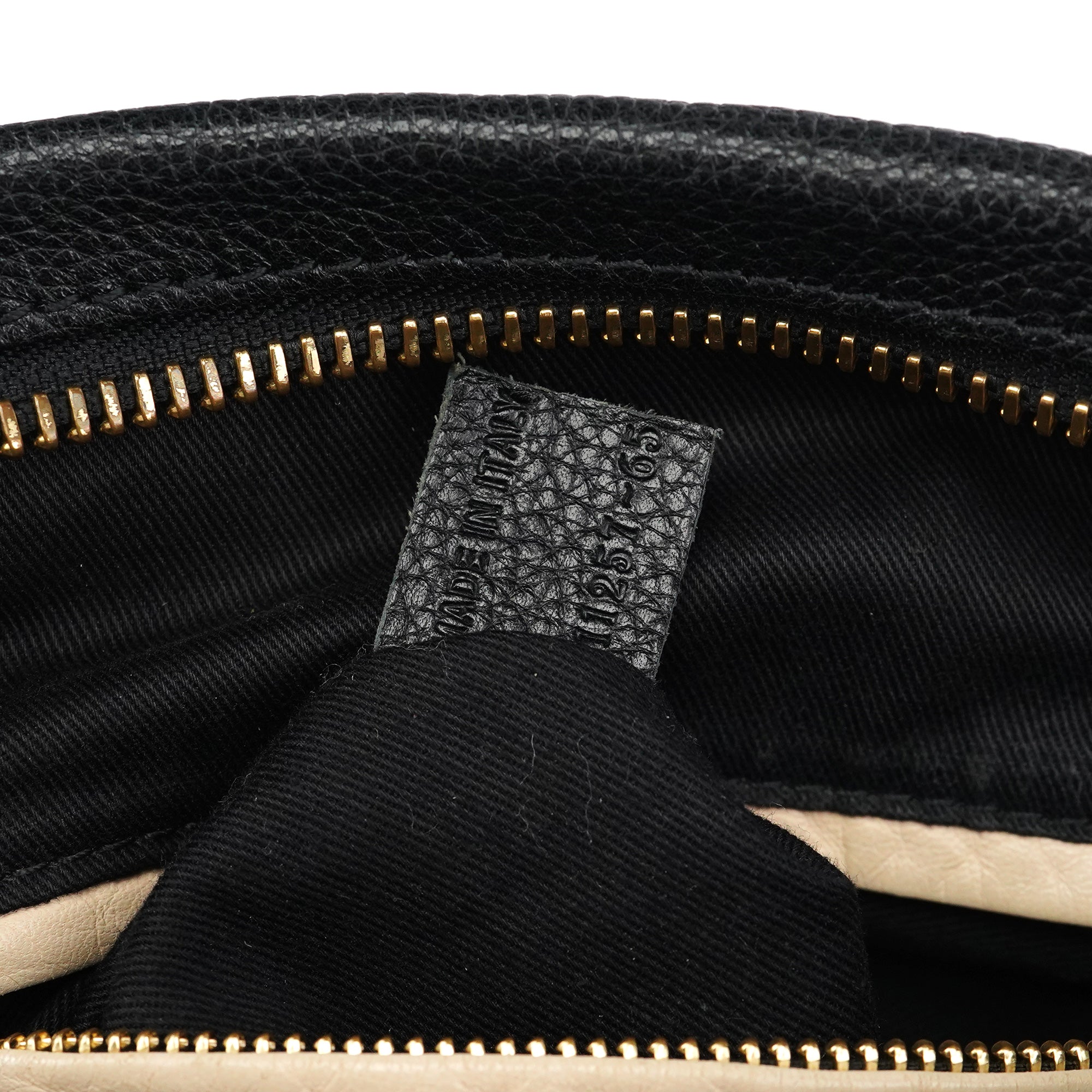 Black Leather Paraty 2-Way Bag