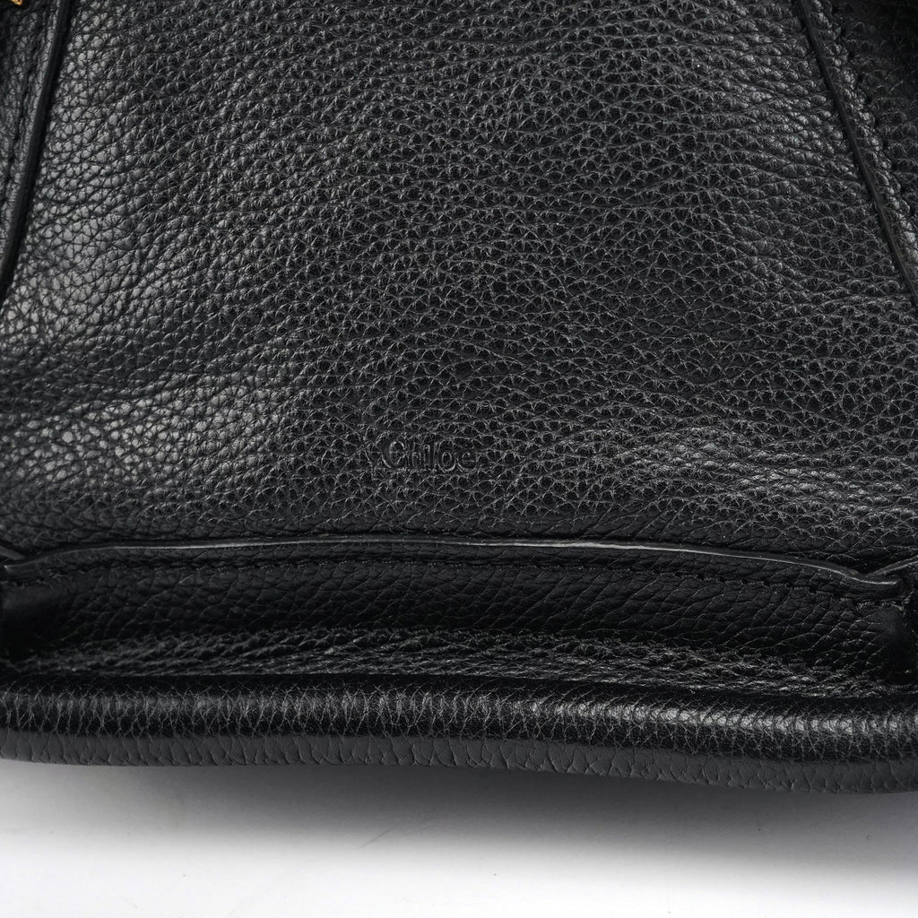 Black Leather Paraty 2-Way Bag
