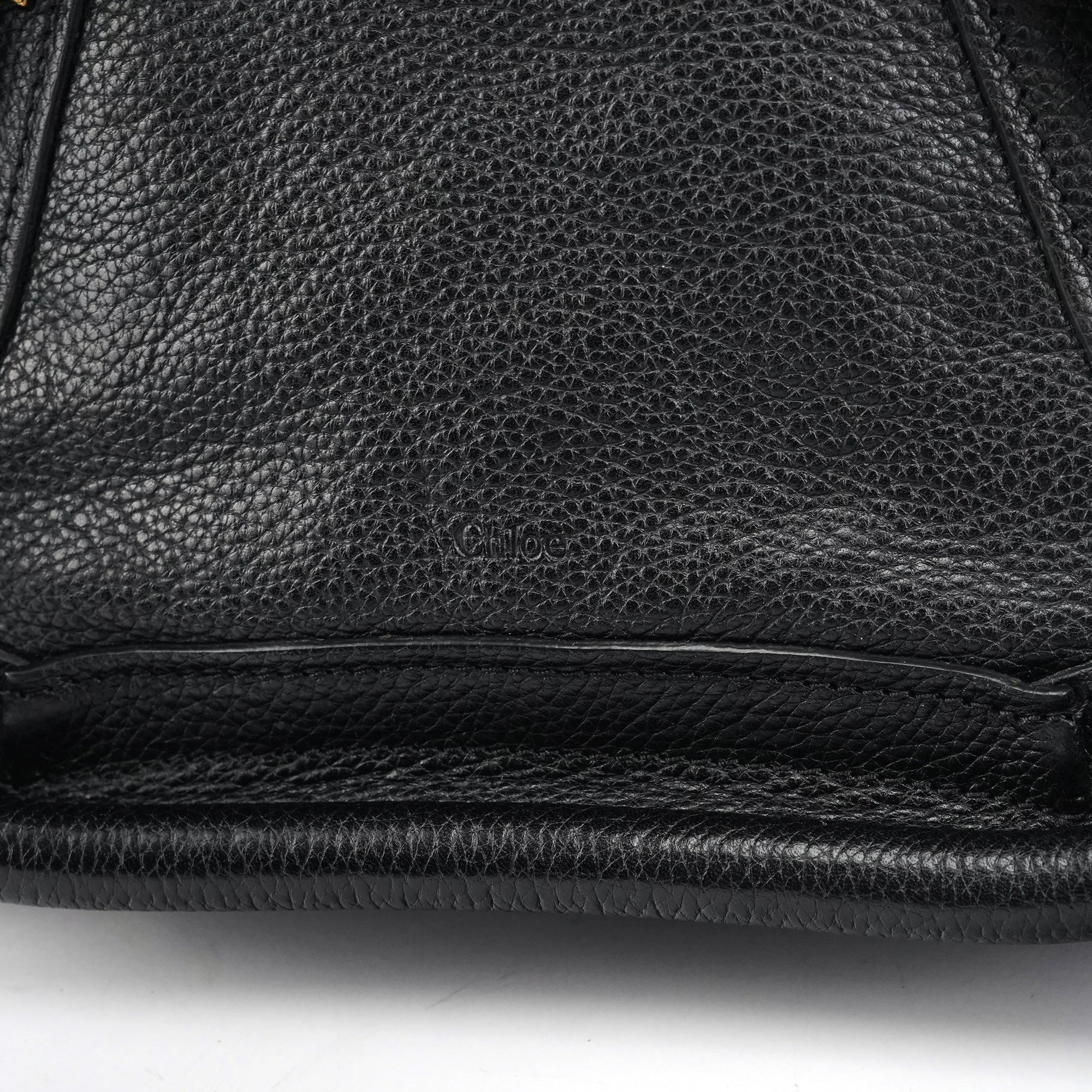 Black Leather Paraty 2-Way Bag