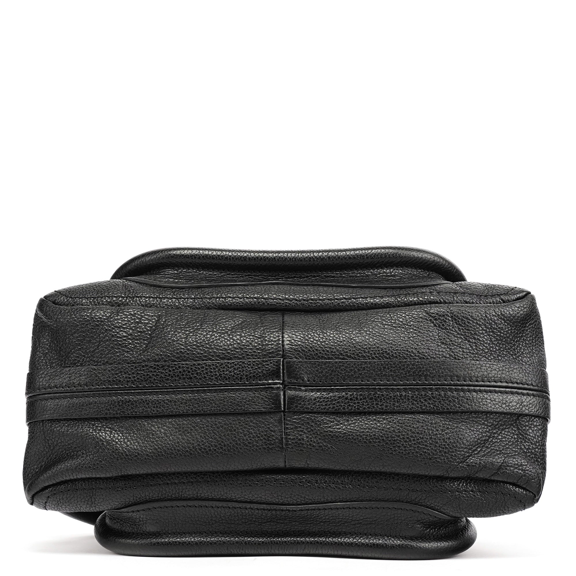 Black Leather Paraty 2-Way Bag