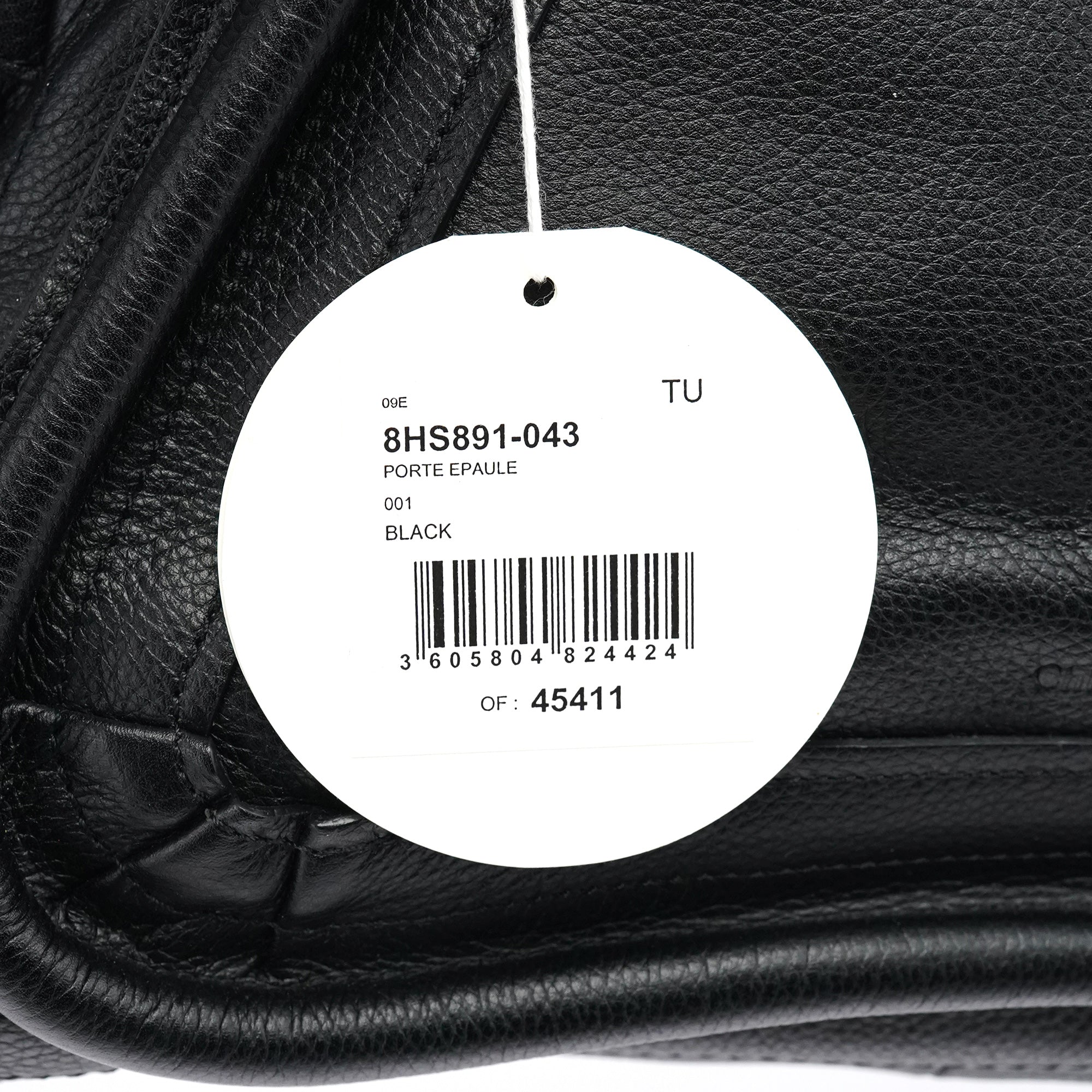 Black Leather Paraty 2-Way Bag