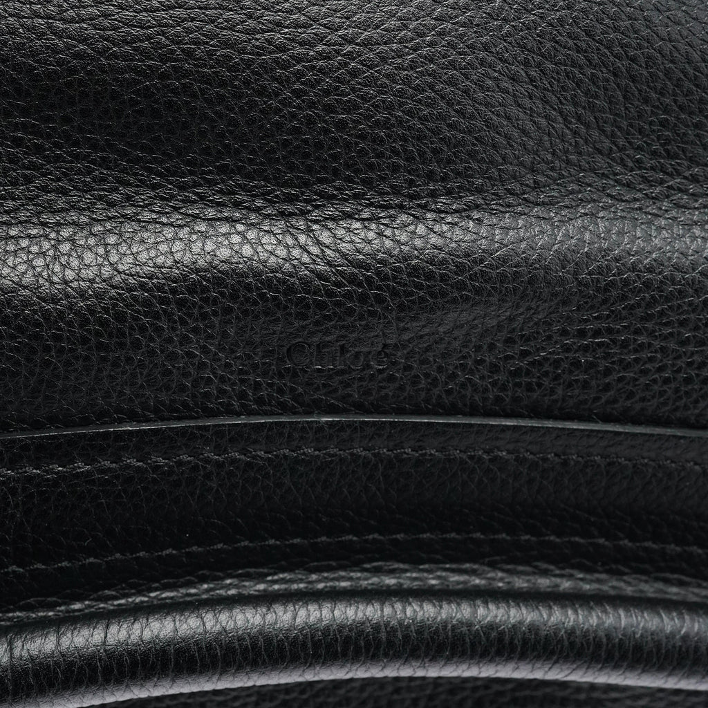 Black Leather Paraty 2-Way Bag
