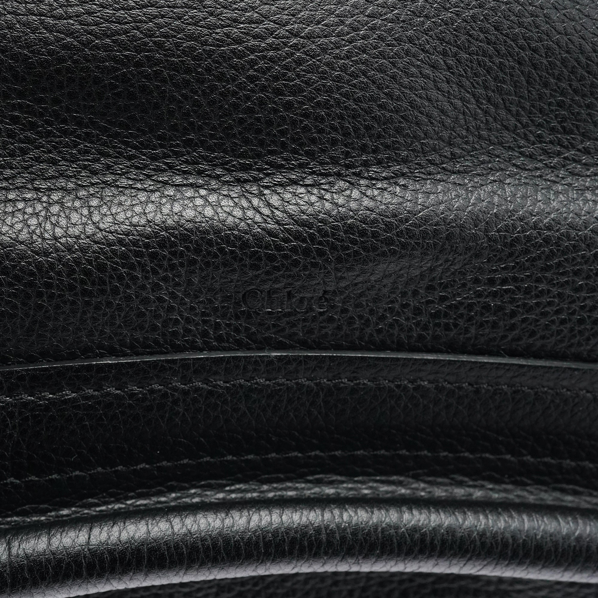 Black Leather Paraty 2-Way Bag