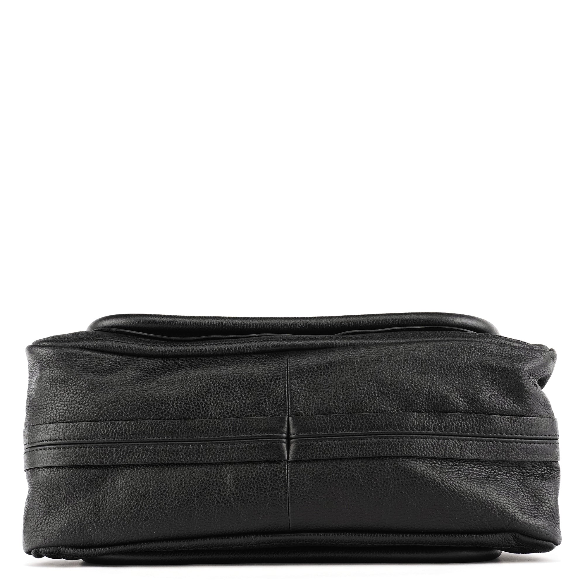 Black Leather Paraty 2-Way Bag