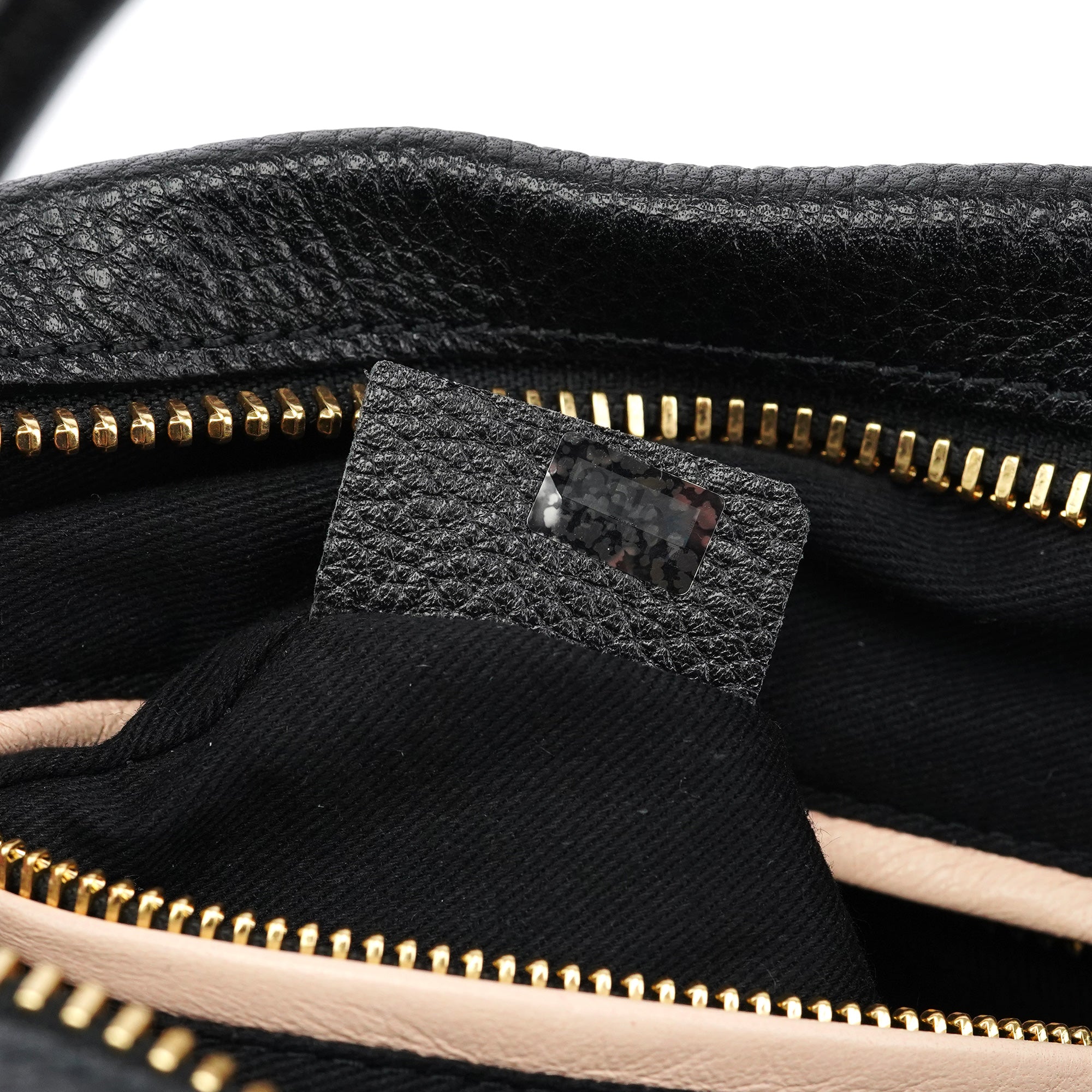 Black Leather Paraty 2-Way Bag