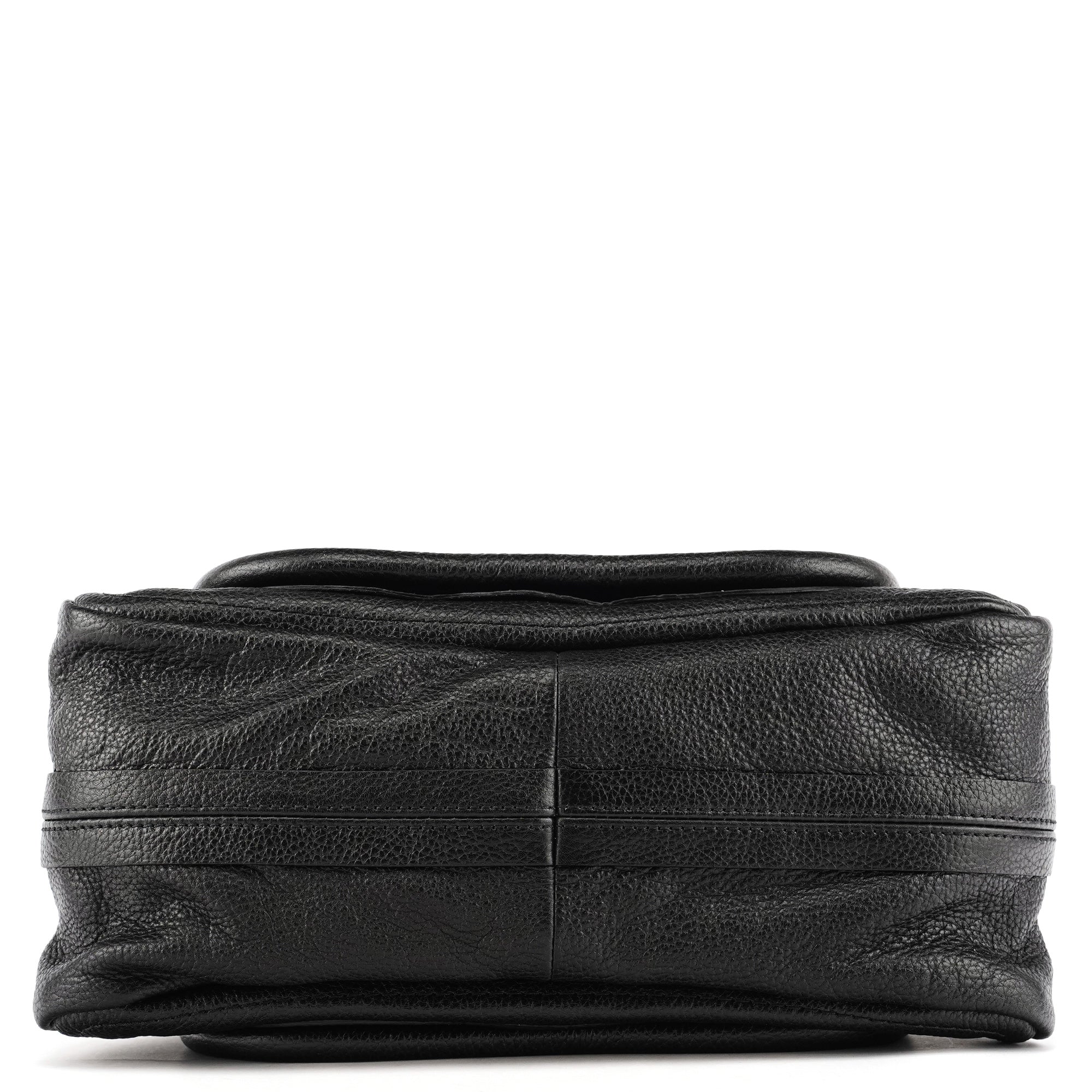 Black Leather Paraty 2-Way Bag