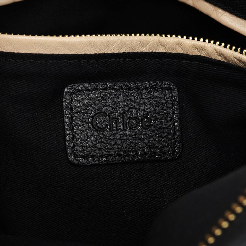 Black Leather Paraty 2-Way Bag