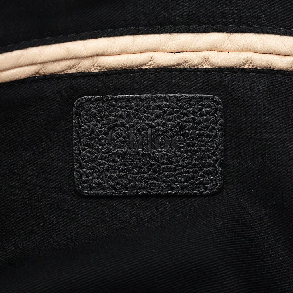 Black Leather Paraty 2-Way Bag
