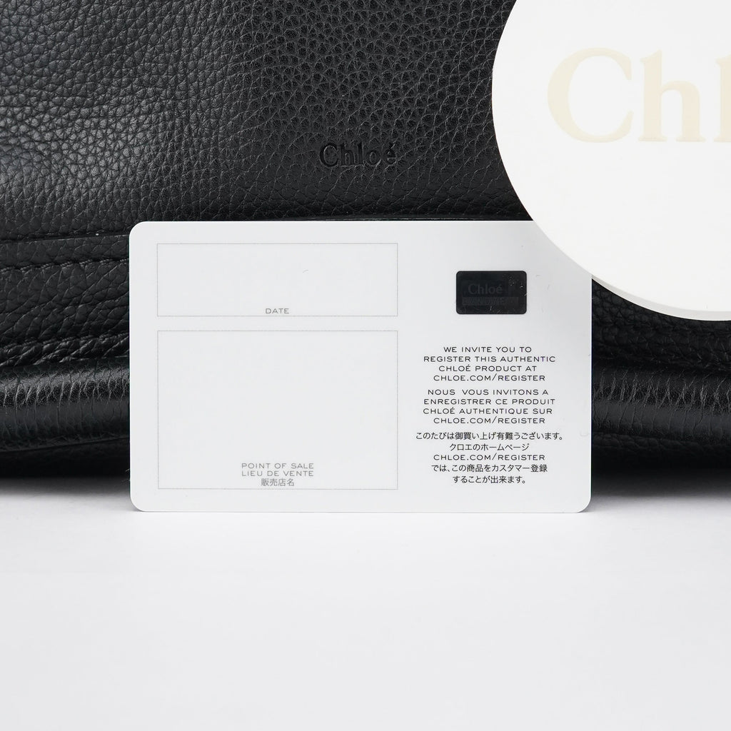 Black Leather Paraty 2-Way Bag