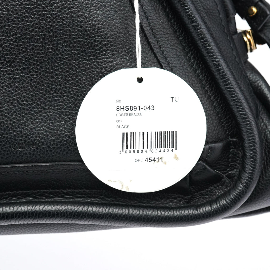 Black Leather Paraty 2-Way Bag
