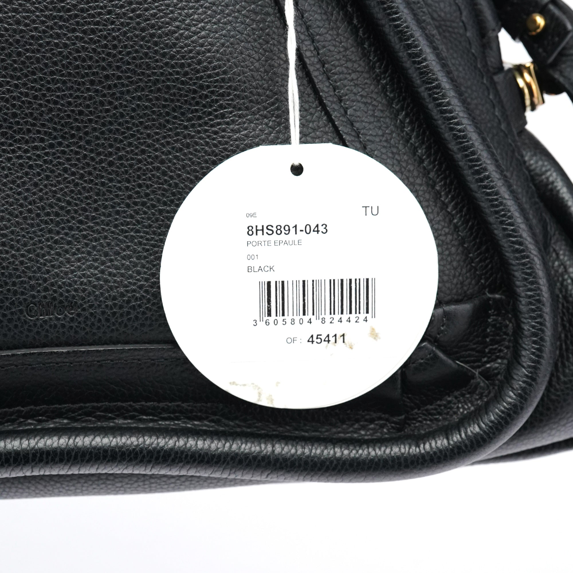 Black Leather Paraty 2-Way Bag