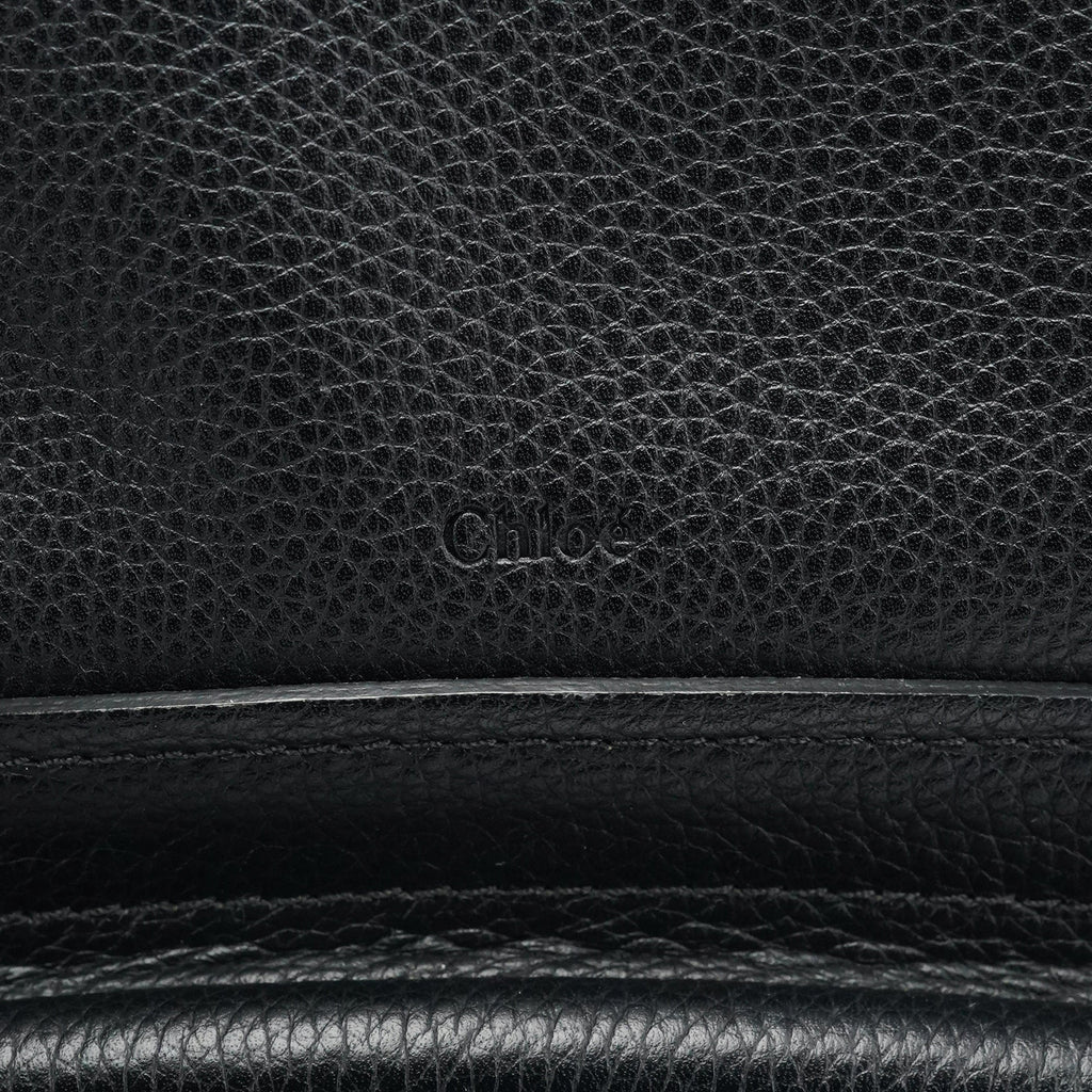 Black Leather Paraty 2-Way Bag
