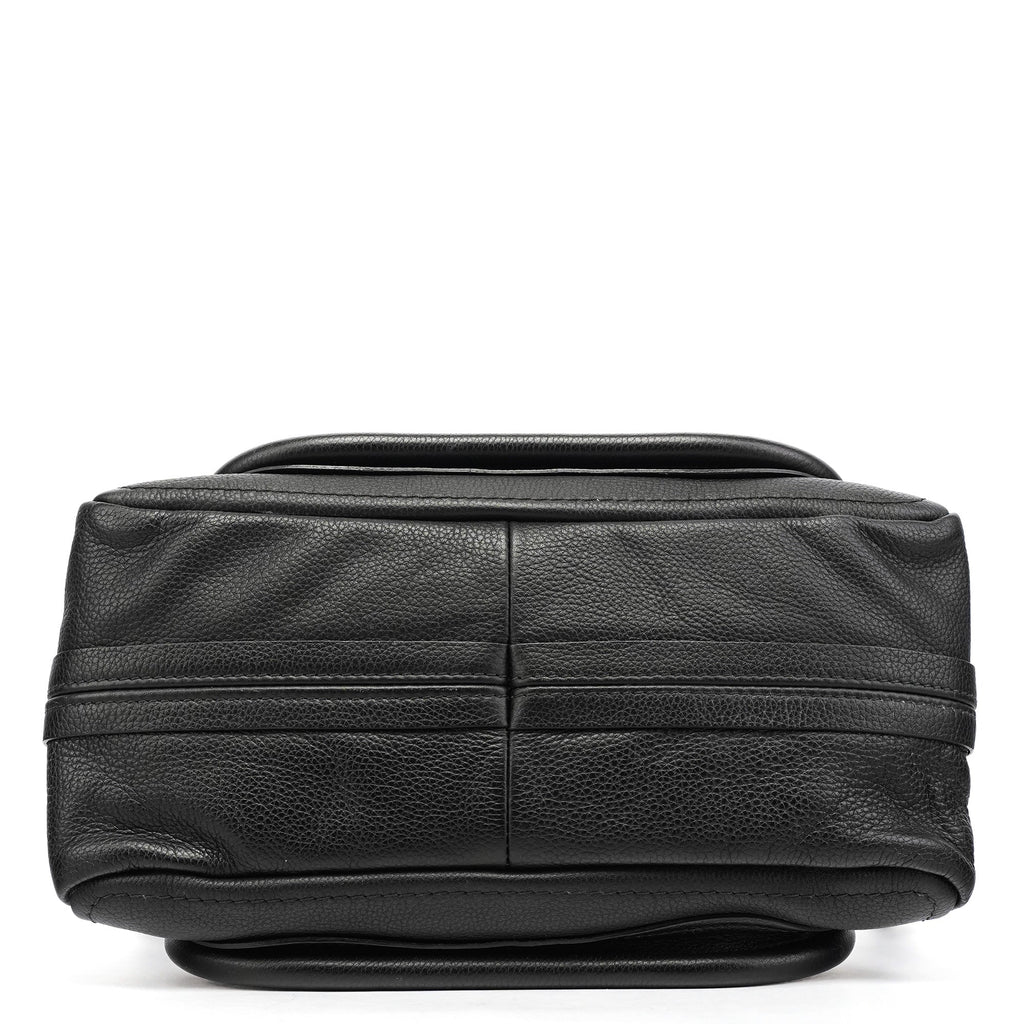 Black Leather Paraty 2-Way Bag