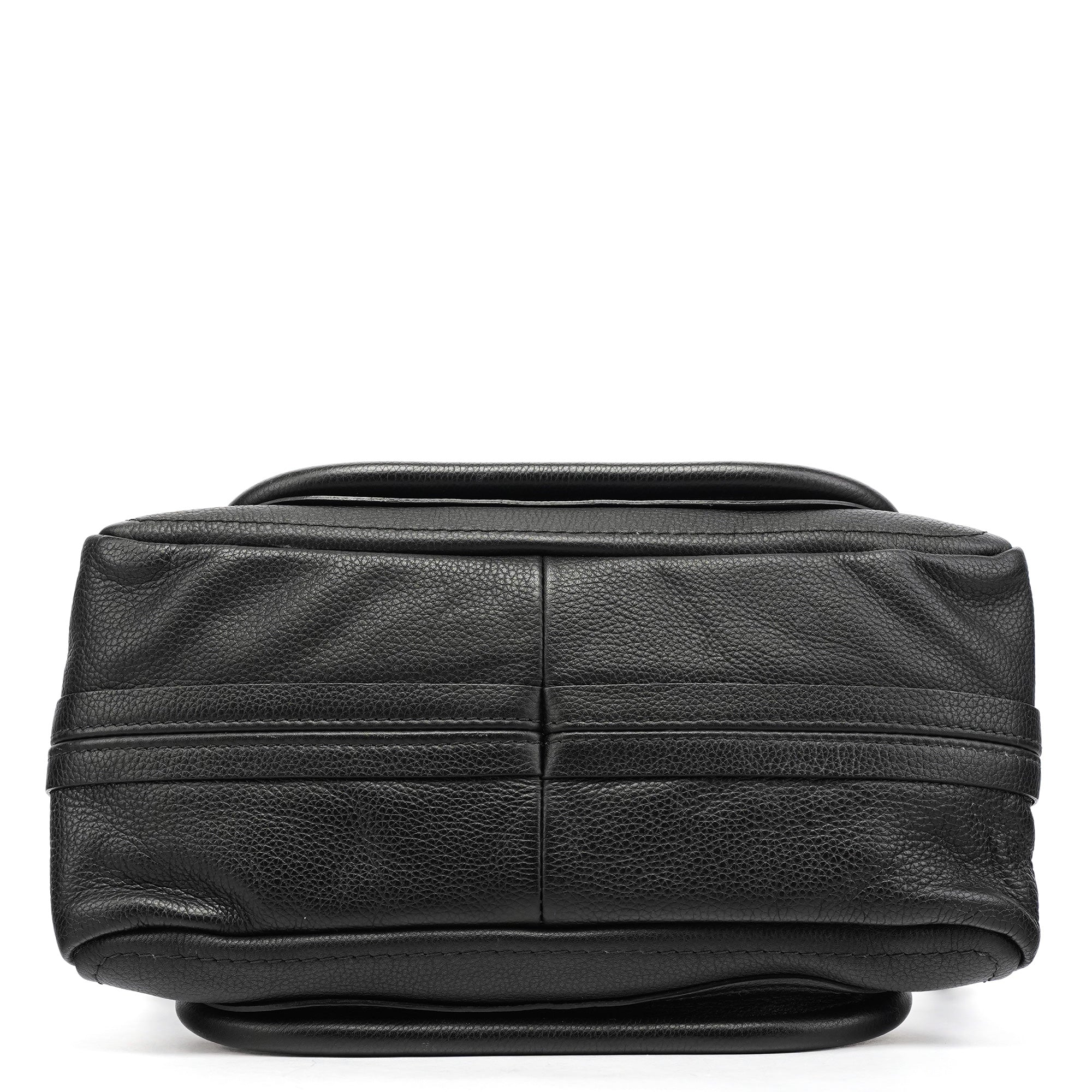 Black Leather Paraty 2-Way Bag