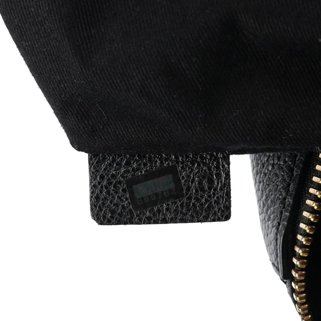 Black Leather Paraty 2-Way Bag