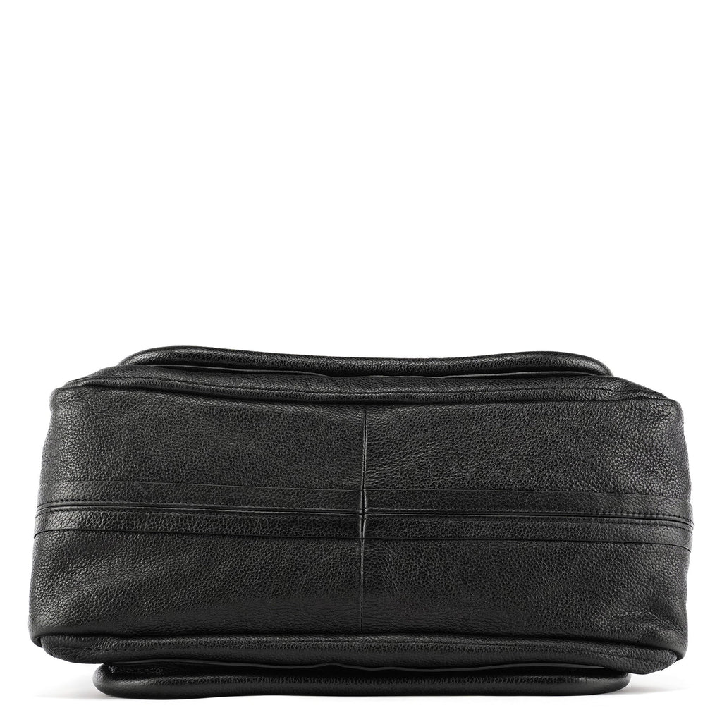 Black Leather Paraty 2-Way Bag