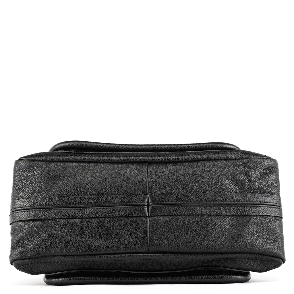 Black Leather Paraty 2-Way Bag