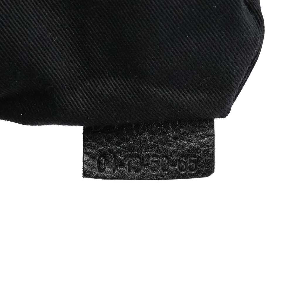 Black Leather Paraty 2-Way Bag