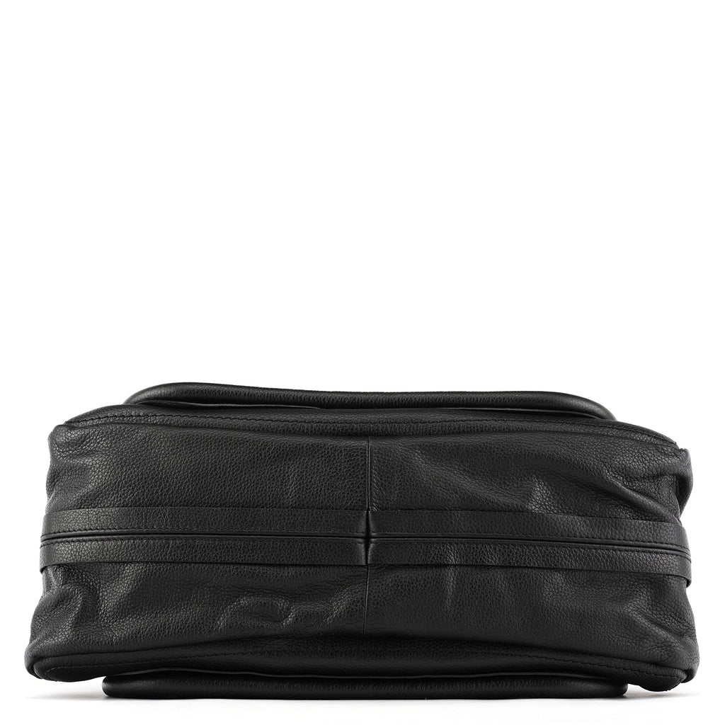 Black Leather Paraty 2-Way Bag