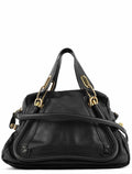 Black Leather Paraty 2-Way Bag