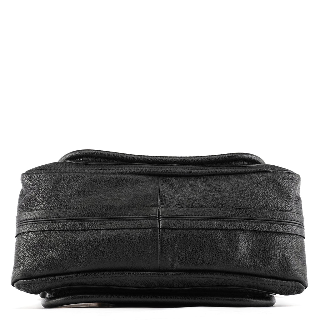 Black Leather Paraty 2-Way Bag