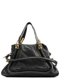 Black Leather Paraty 2-Way Bag