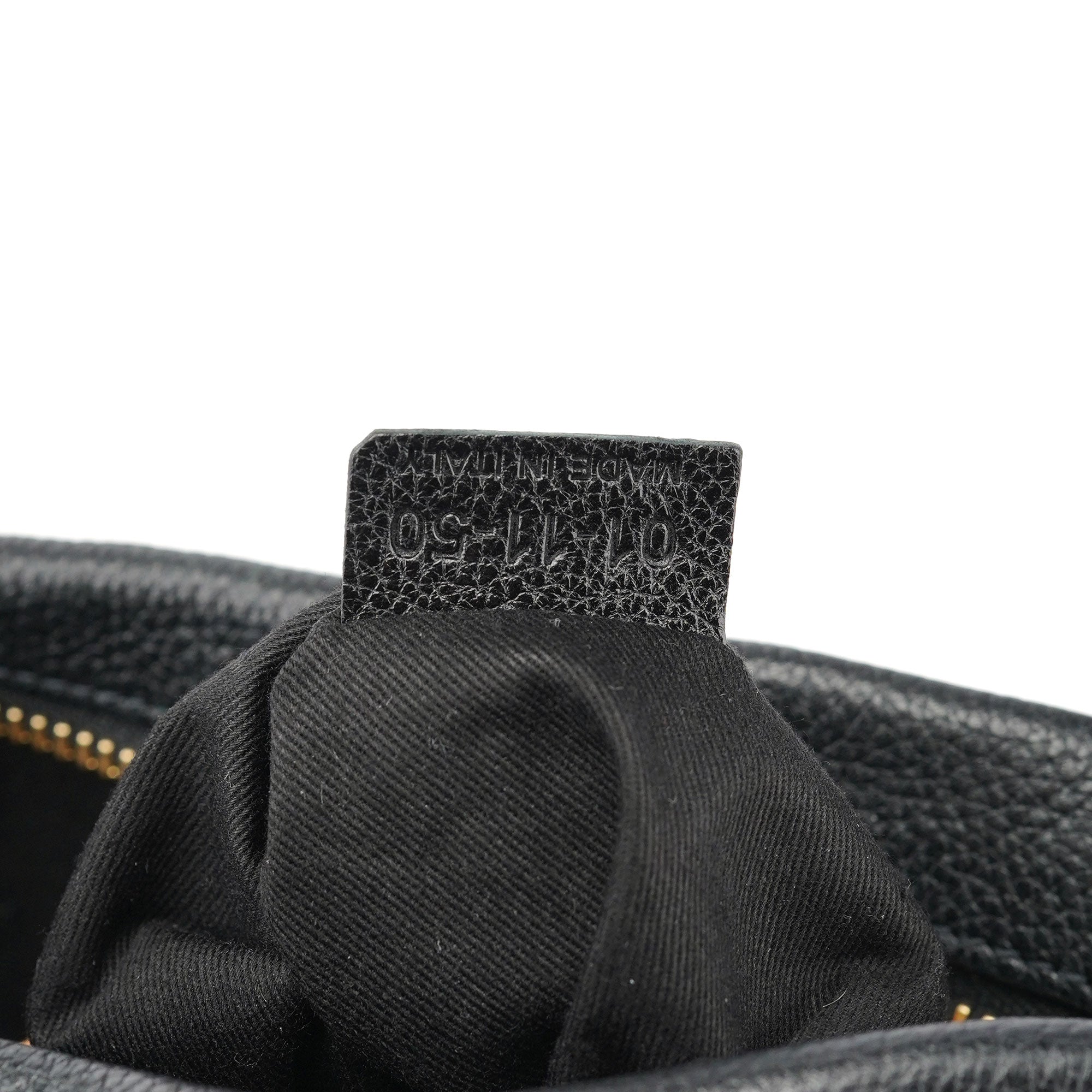 Black Leather Paraty 2-Way Shoulder Bag