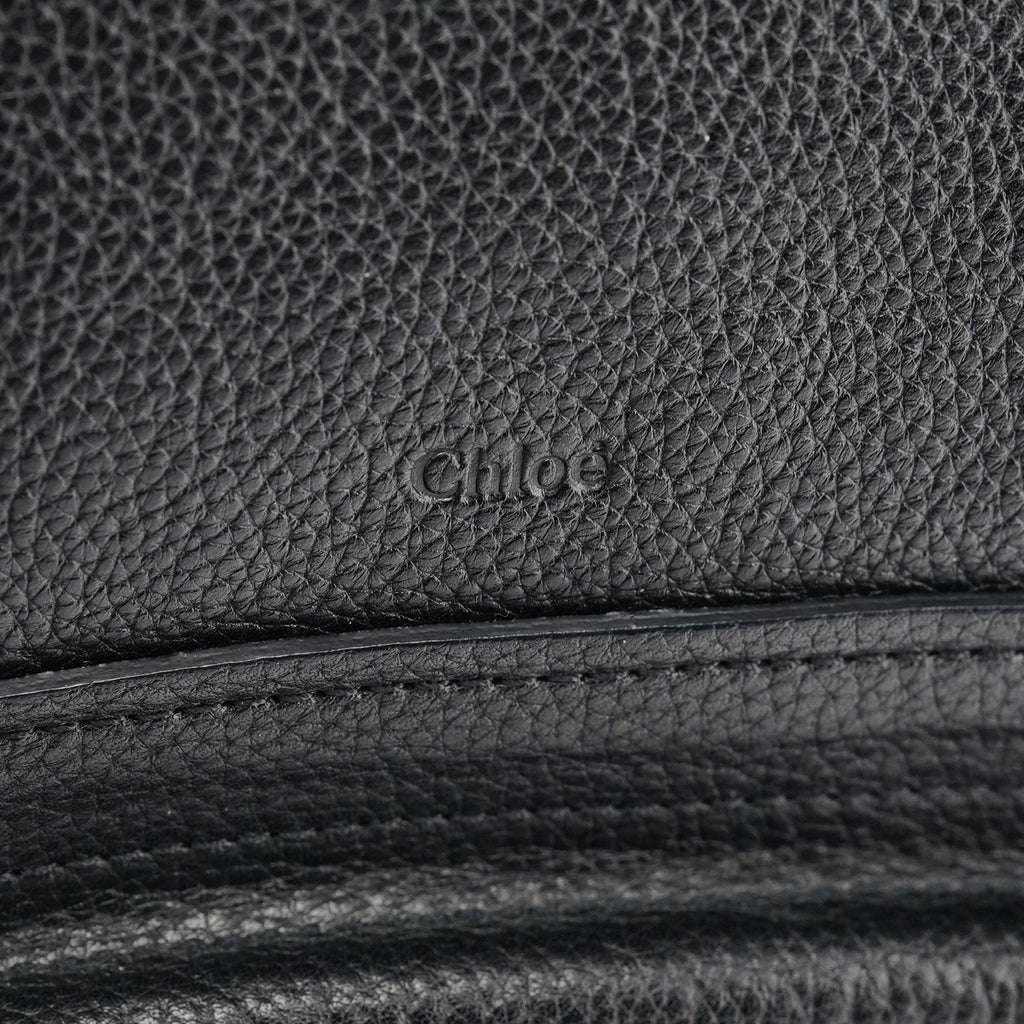 Black Leather Paraty 2-Way Shoulder Bag