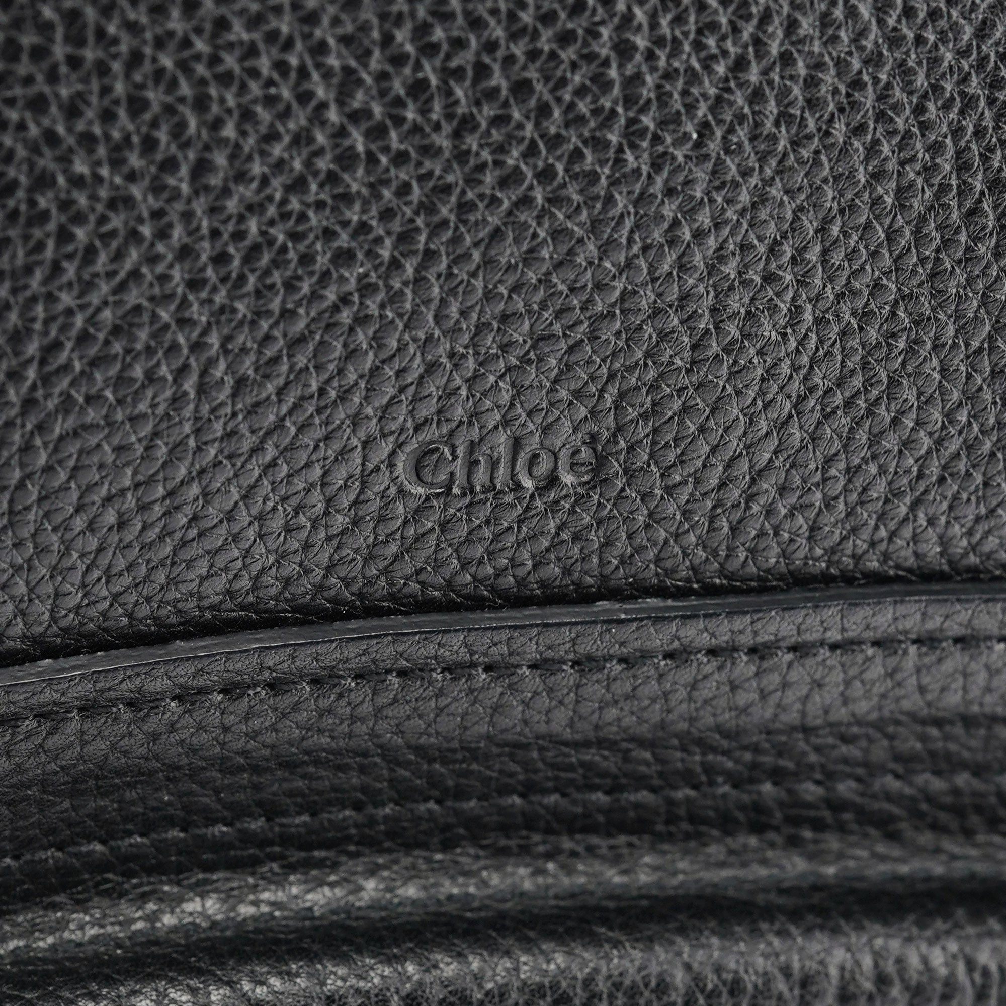 Black Leather Paraty 2-Way Shoulder Bag