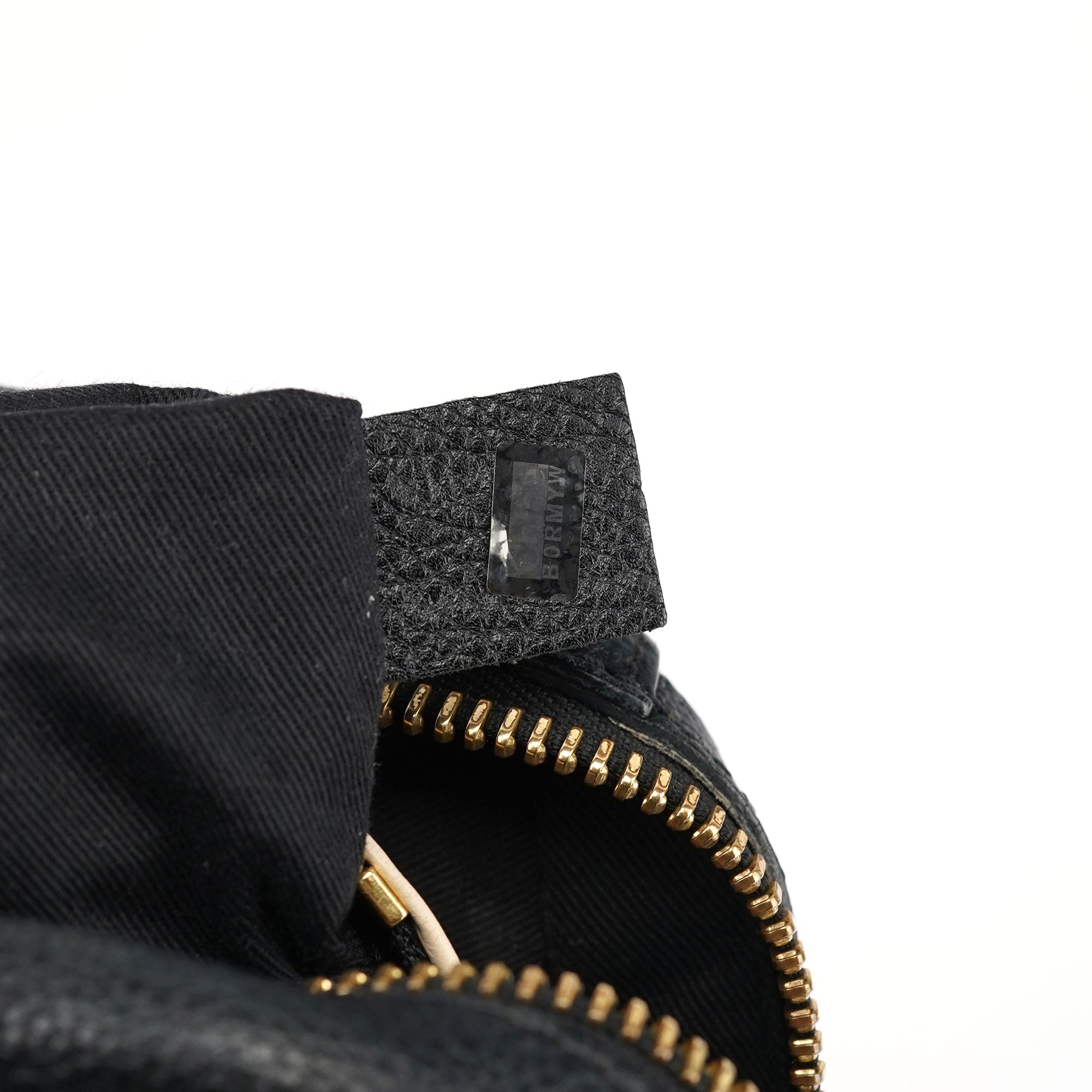 Black Leather Paraty 2-Way Shoulder Bag