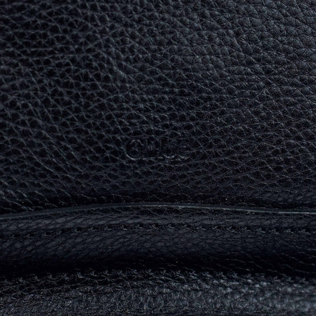 Black Leather Paraty 2-Way Shoulder Bag