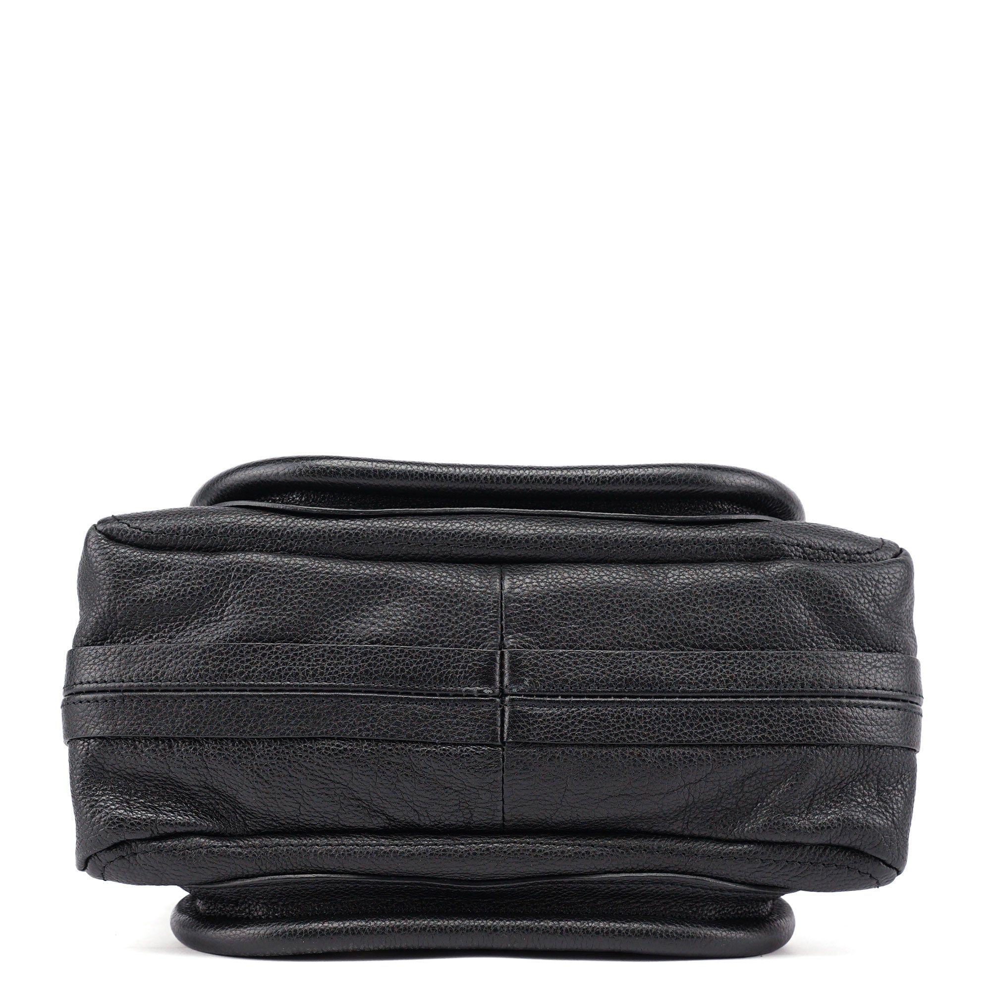 Black Leather Paraty 2-Way Shoulder Bag