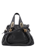 Black Leather Paraty 2-Way Shoulder Bag