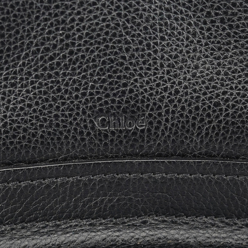 Black Leather Paraty 2-Way Shoulder Bag