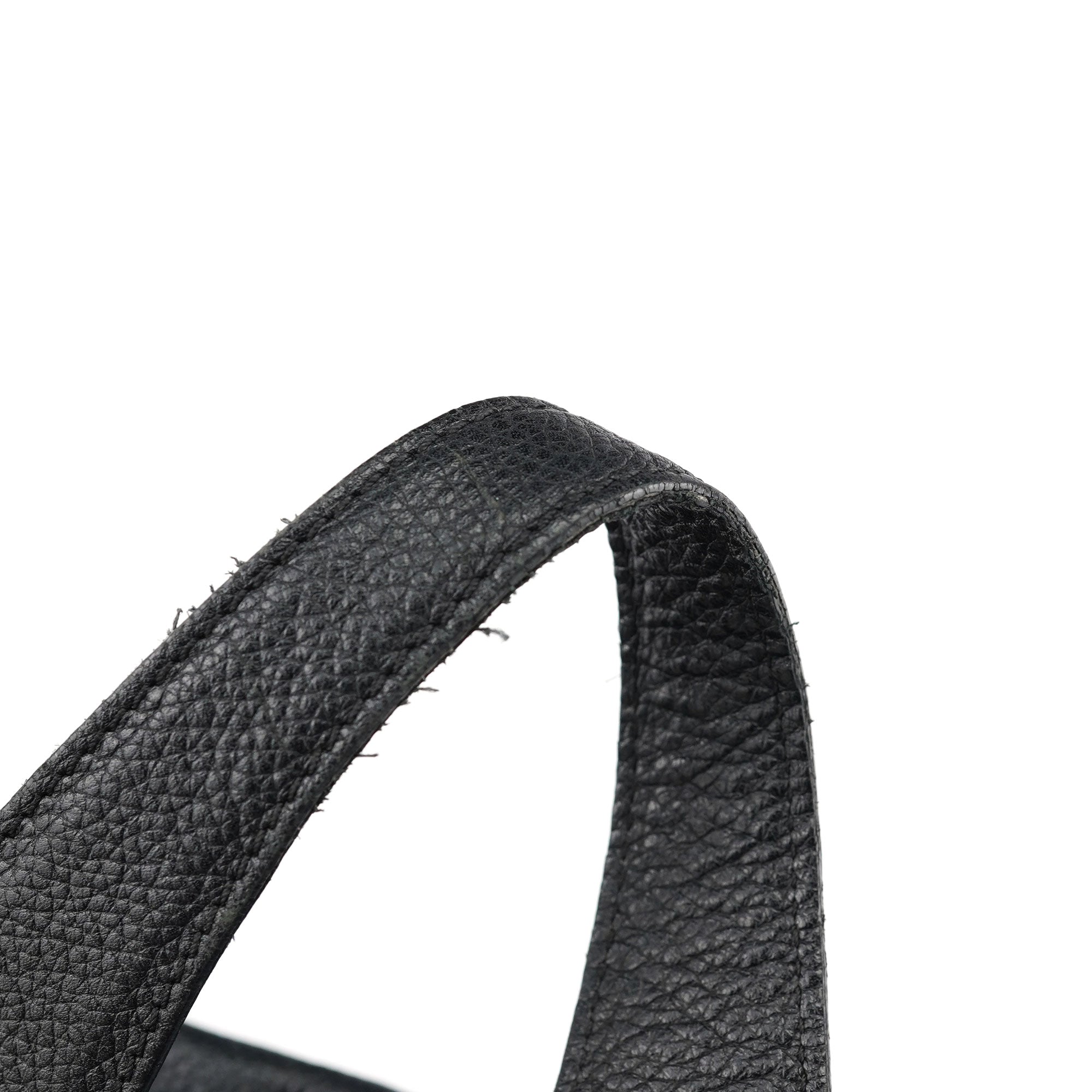 Black Leather Paraty 2-Way Shoulder Bag