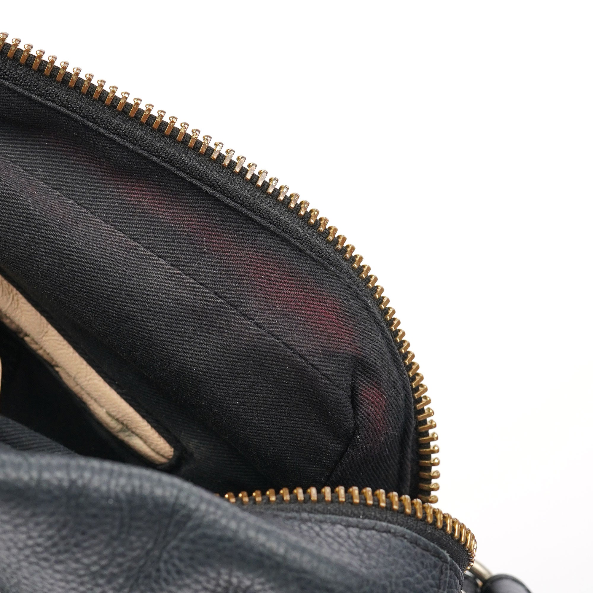 Black Leather Paraty 2-Way Shoulder Bag