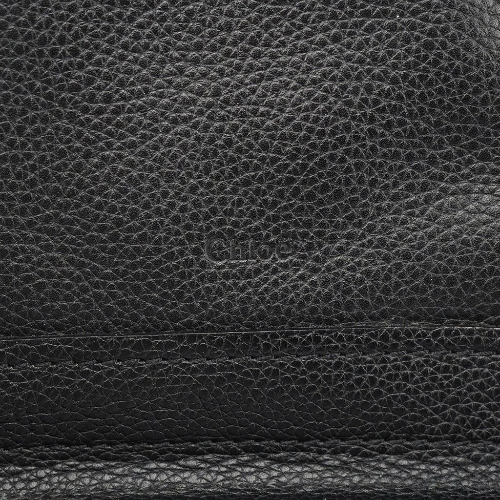 Black Leather Paraty 2-Way Shoulder Bag