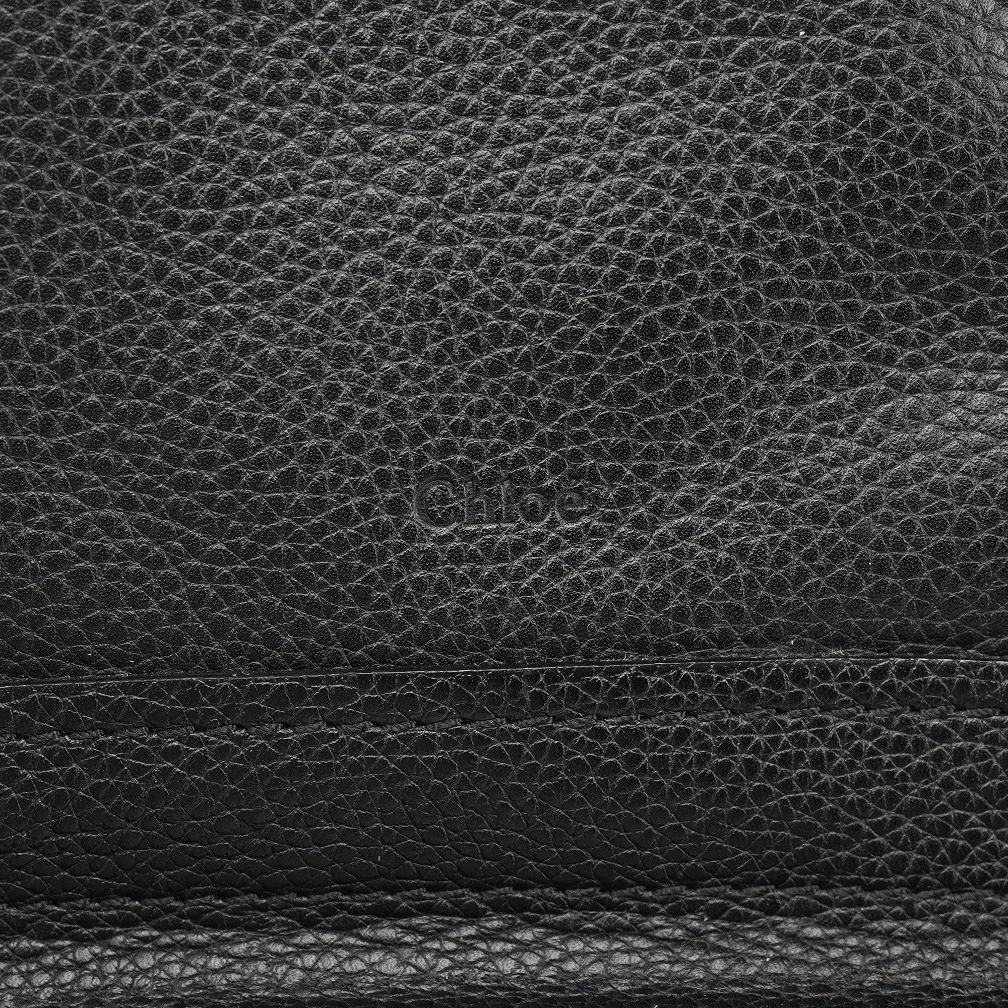 Black Leather Paraty 2-Way Shoulder Bag