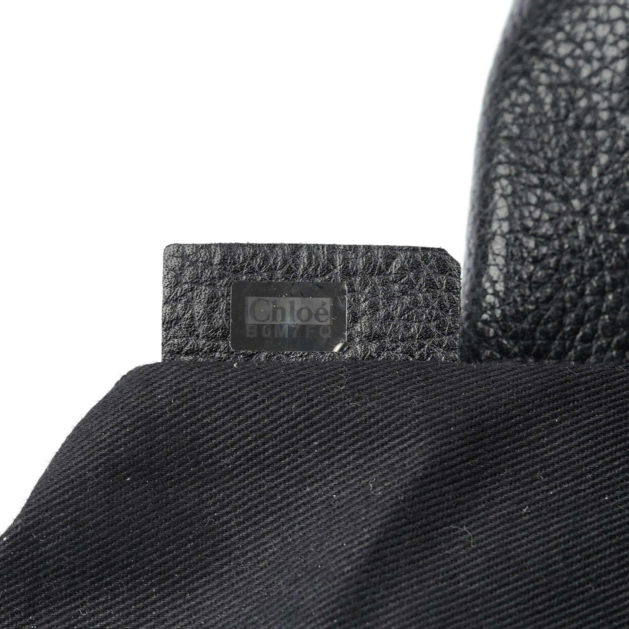Black Leather Paraty 2-Way Shoulder Bag