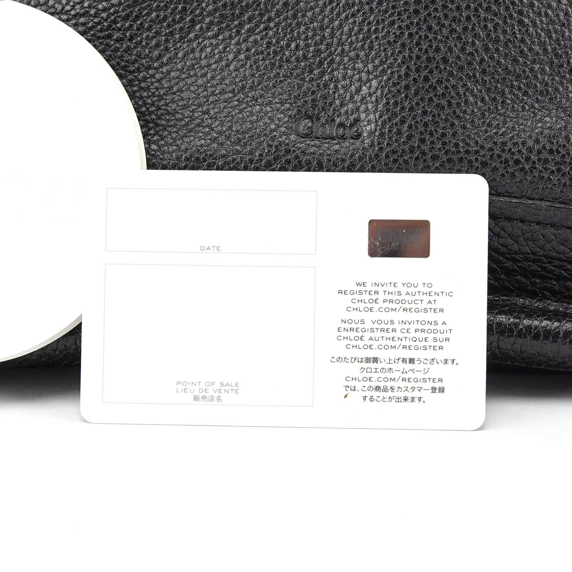 Black Leather Paraty 2-Way Shoulder Bag