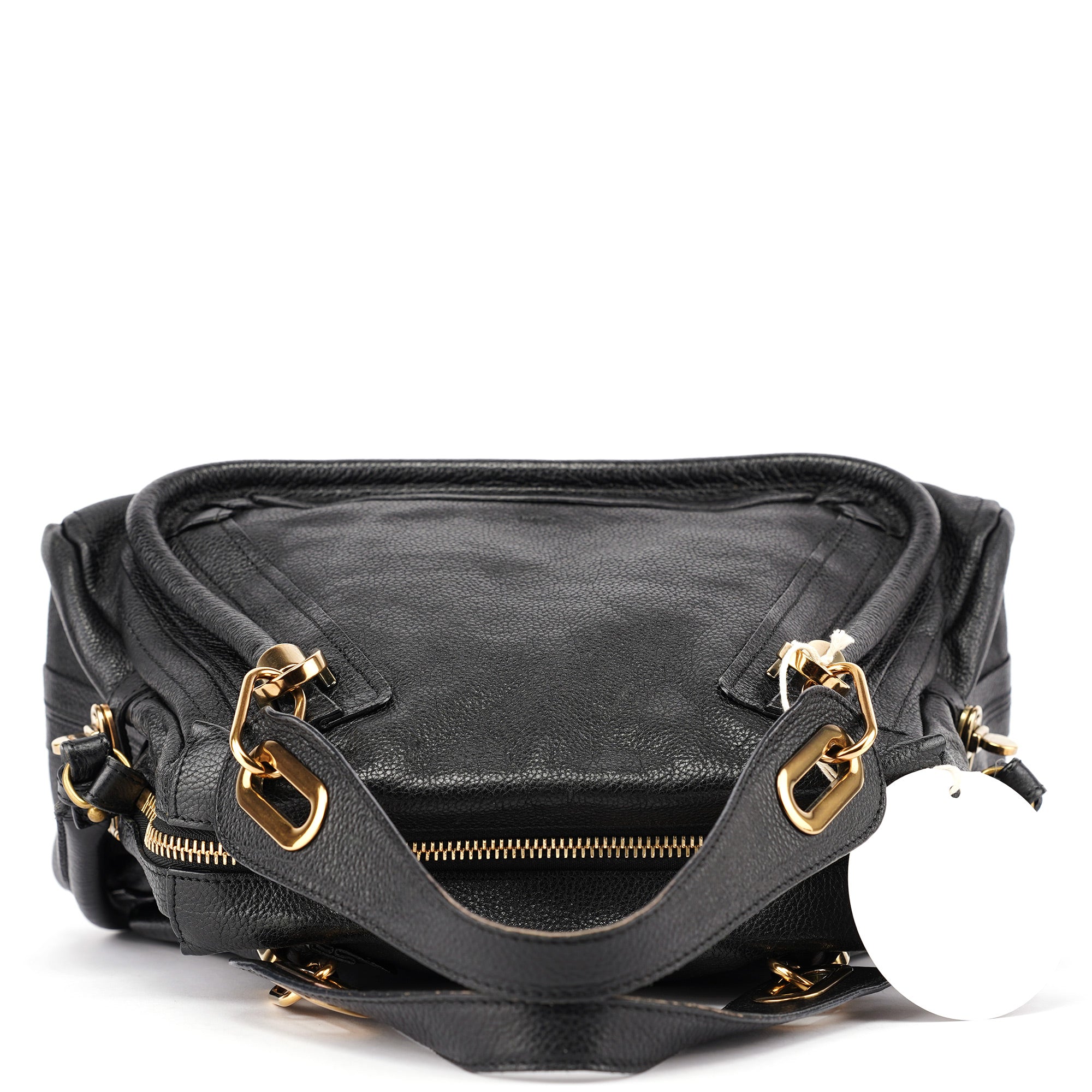 Black Leather Paraty 2-Way Shoulder Bag
