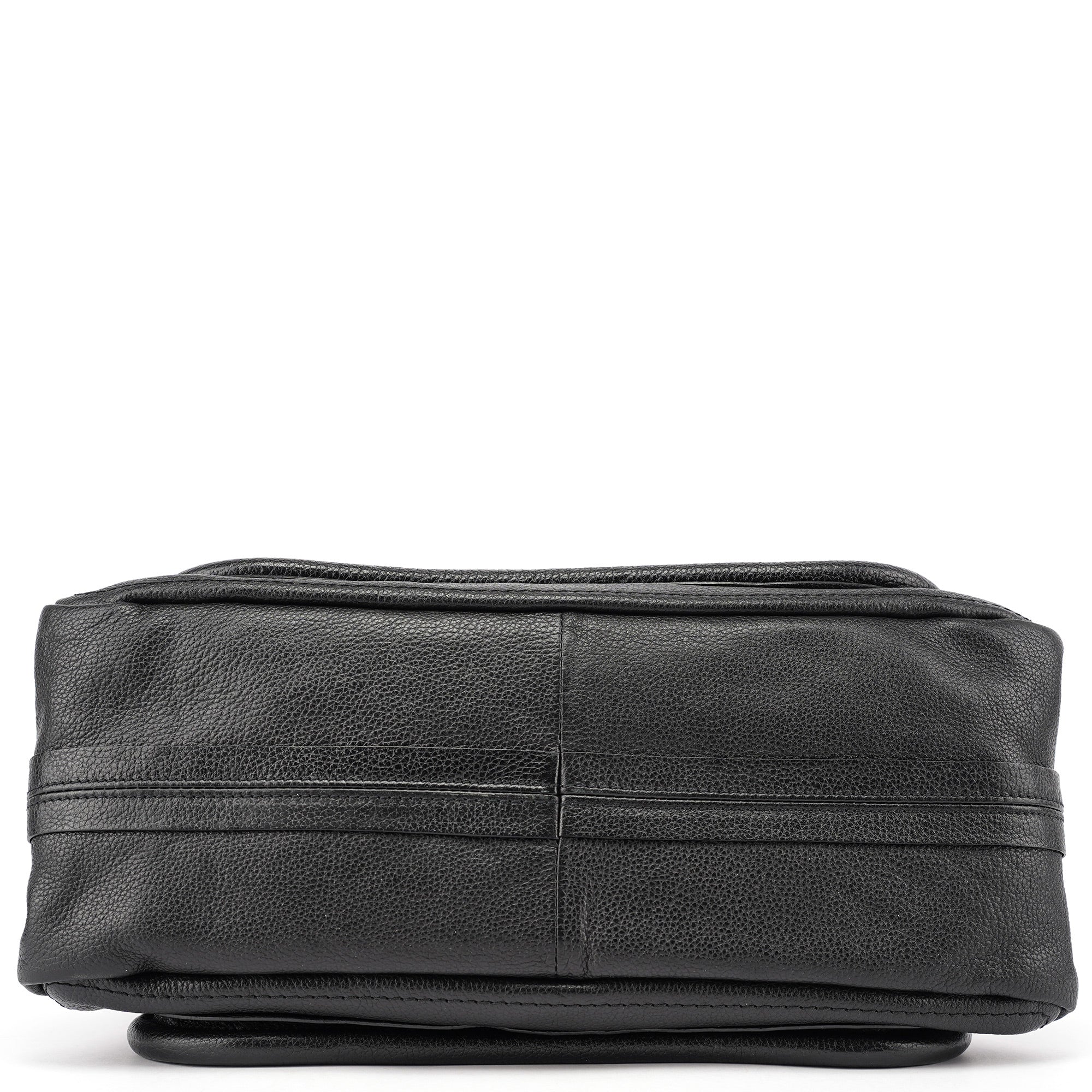 Black Leather Paraty 2-Way Shoulder Bag