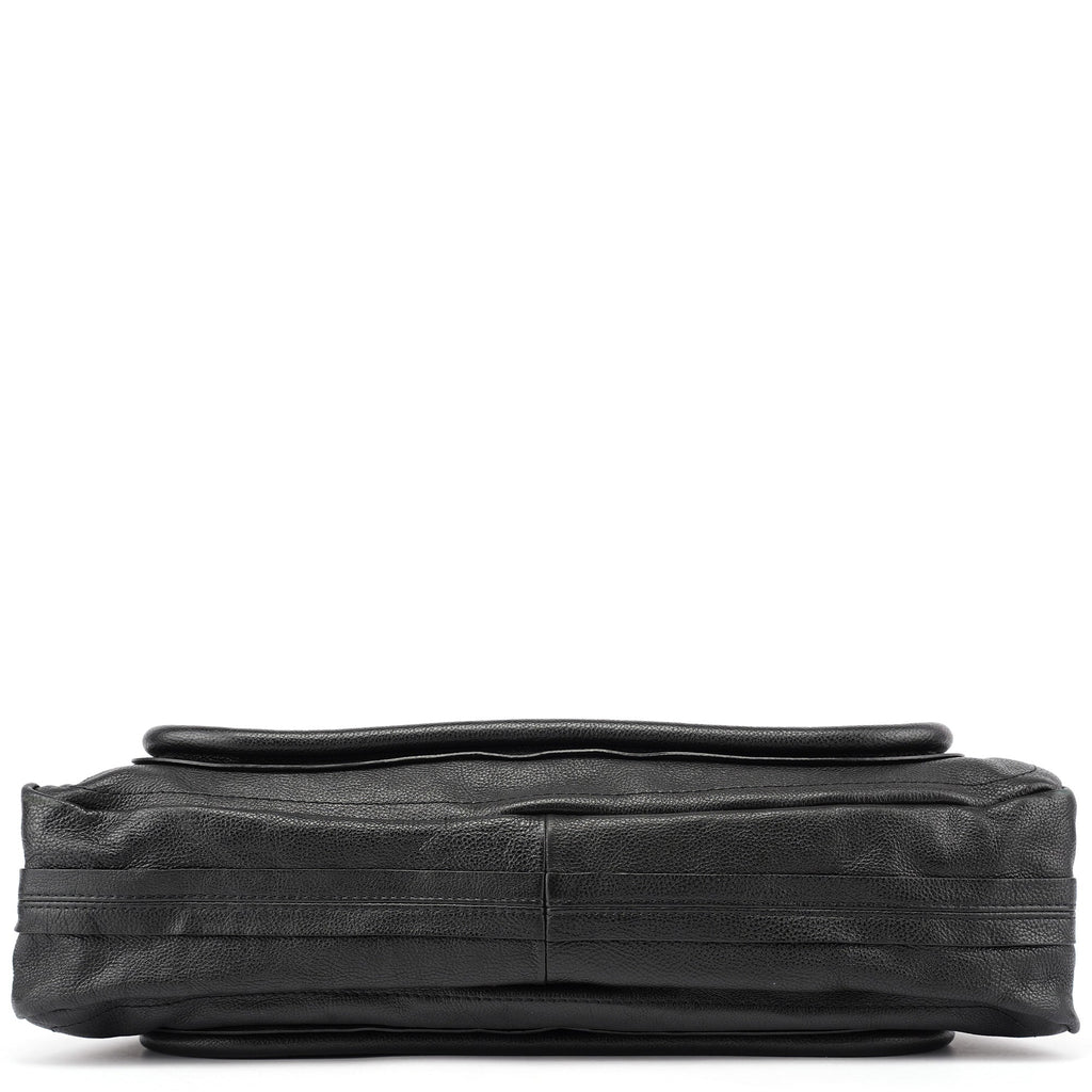 Black Leather Paraty 2-Way Shoulder Bag