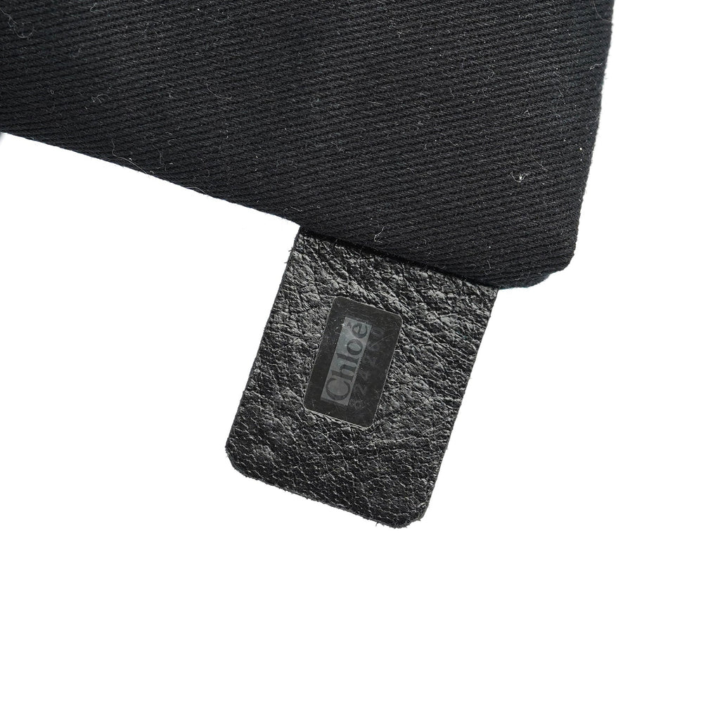 Black Leather Paraty 2-Way Shoulder Bag