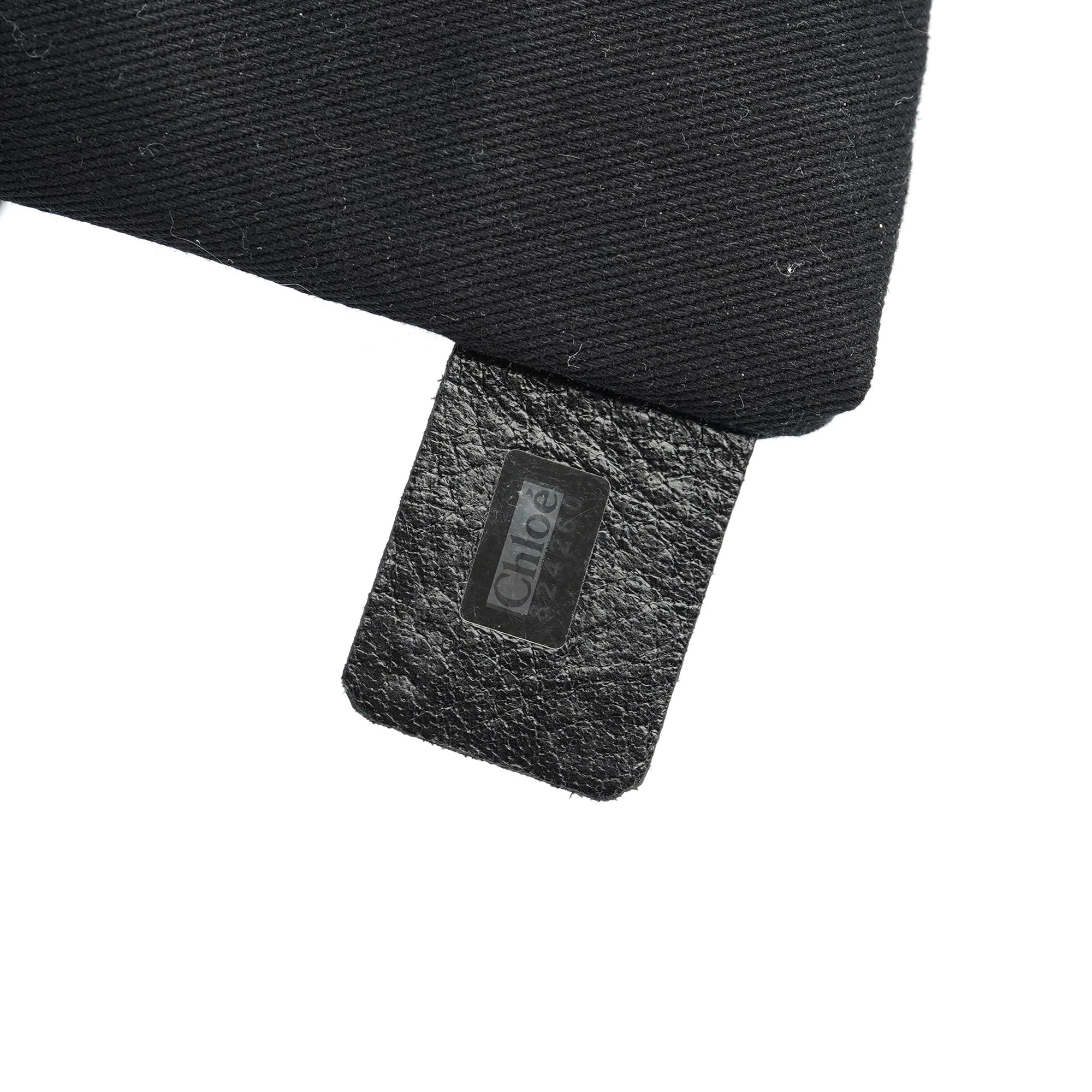 Black Leather Paraty 2-Way Shoulder Bag