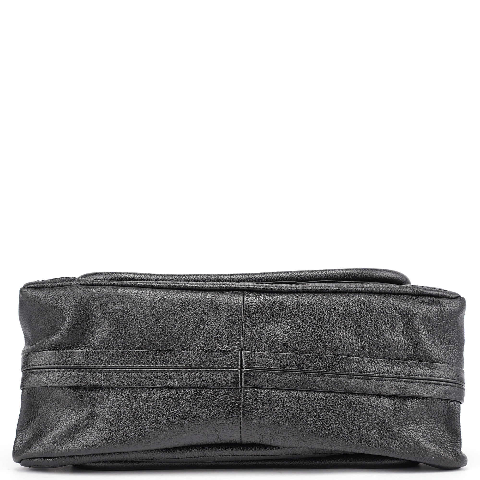 Black Leather Paraty 2-Way Shoulder Bag