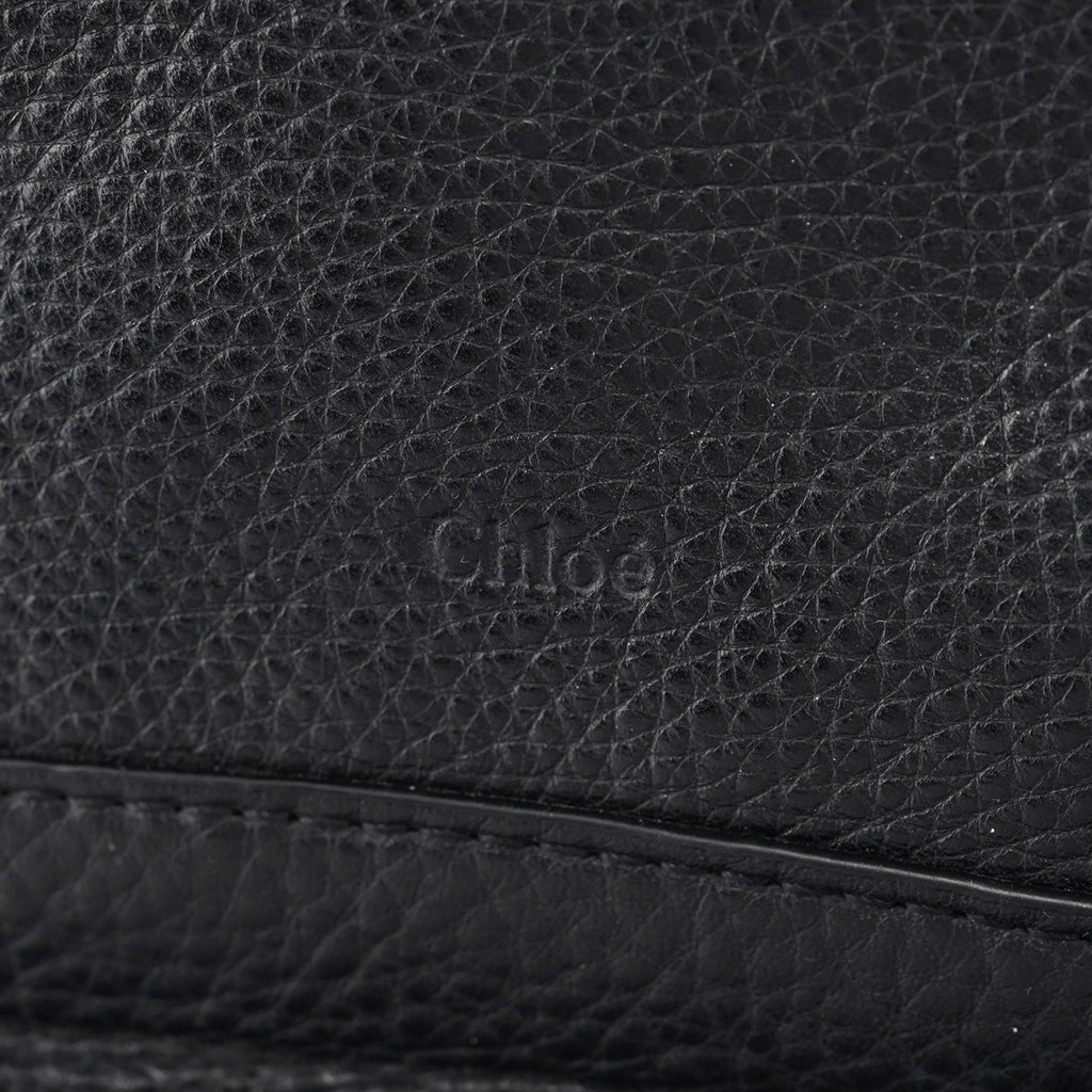 Black Leather Paraty 2-Way Shoulder Bag