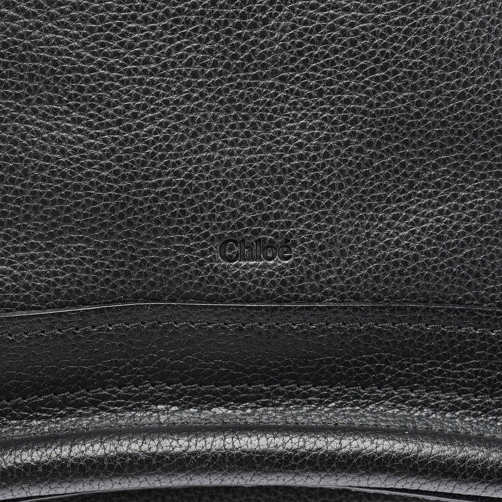 Black Leather Paraty 2-Way Shoulder Bag
